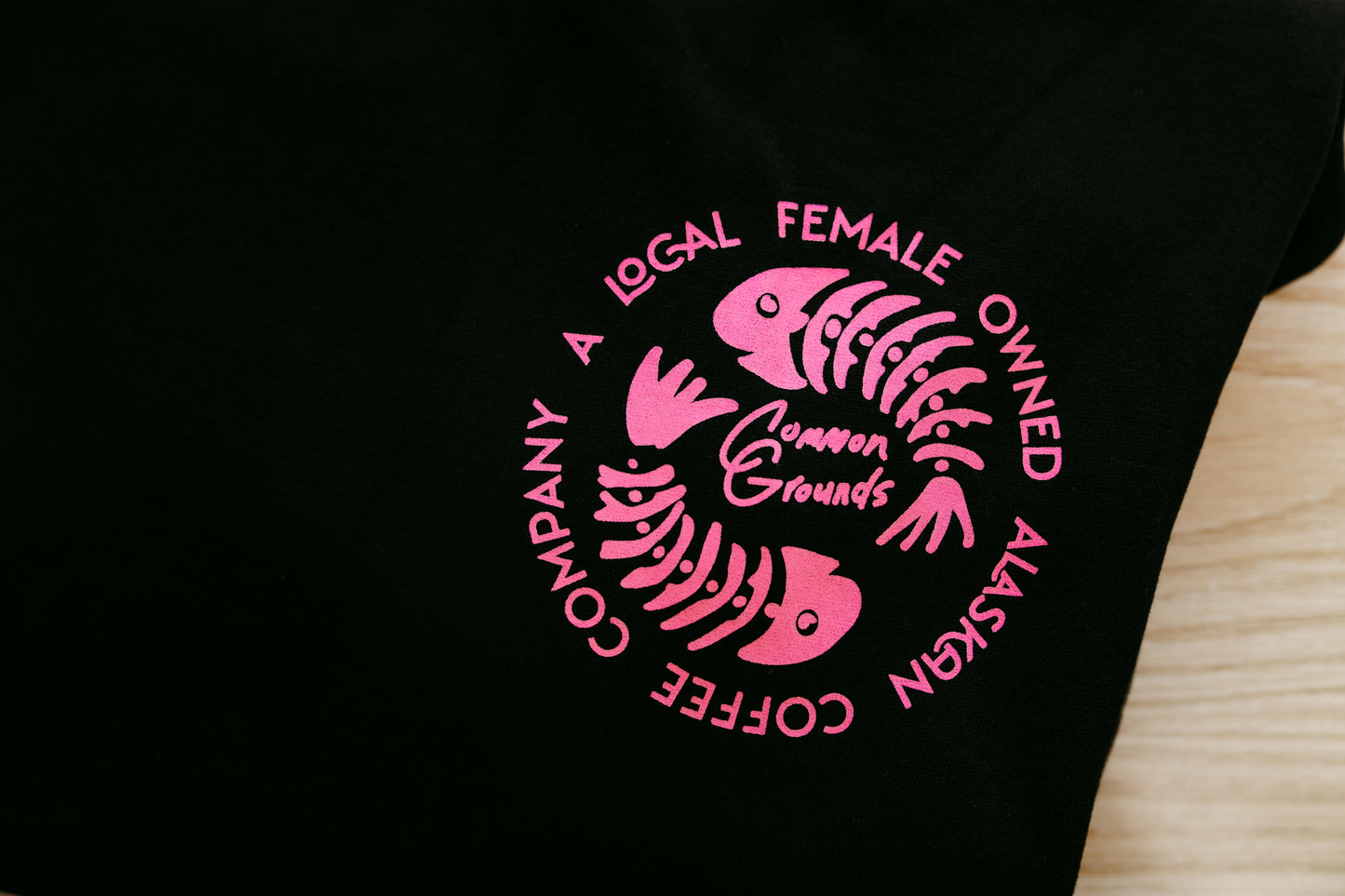 Sea Hag Hoodie – Black & Pink